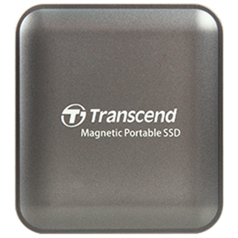 Transcend ESD420C magnetic portable SSD in iron grey